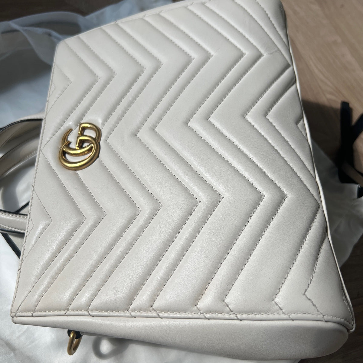 Gucci - GG Marmont - Leather - White