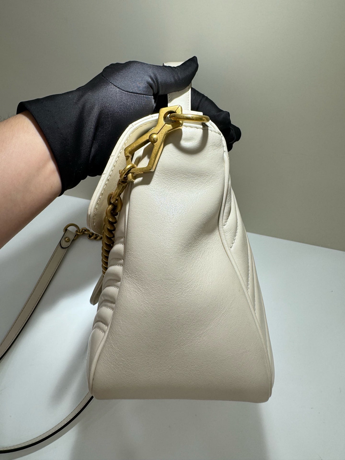 Gucci - GG Marmont - Leather - White - (medium)