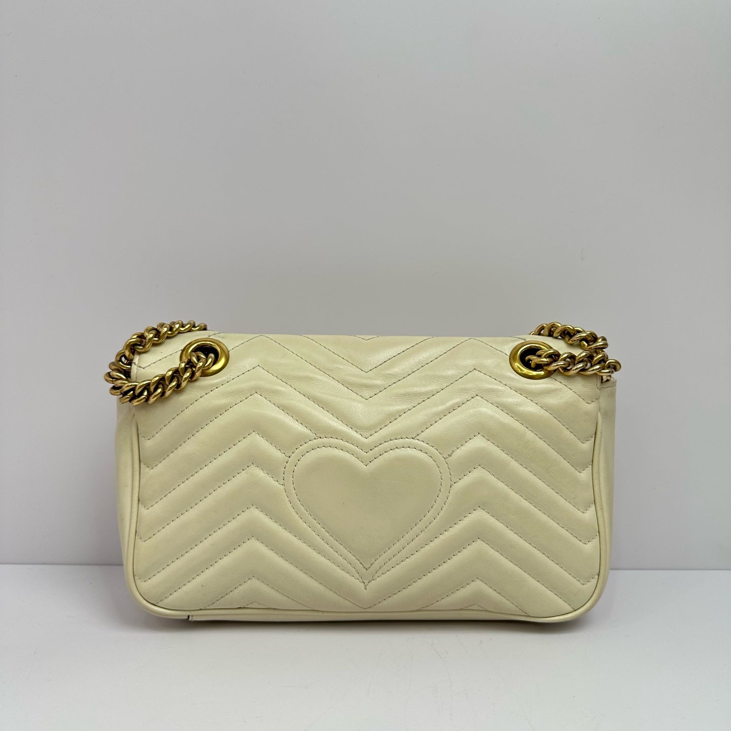 Gucci - GG Marmont - Leather - White - (medium)