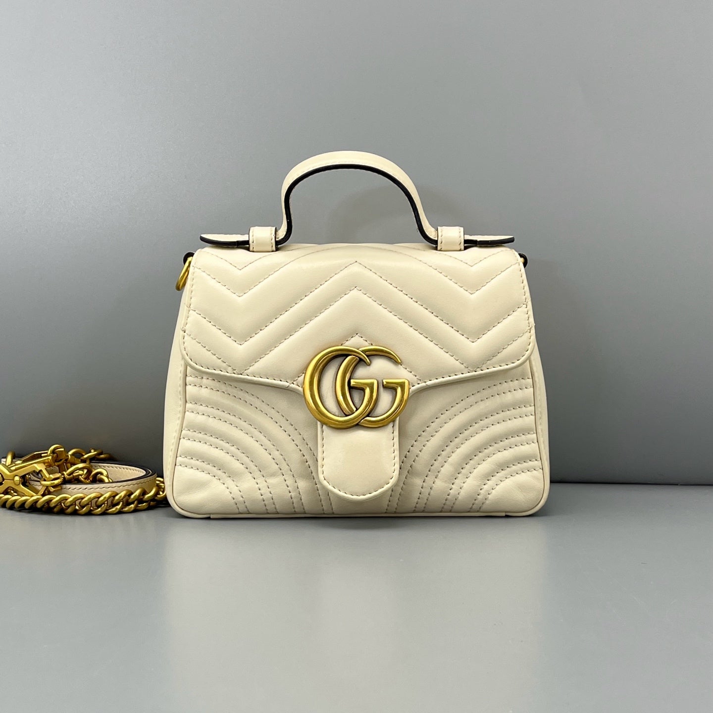 Gucci - GG Marmont - Leather - White - (mini)