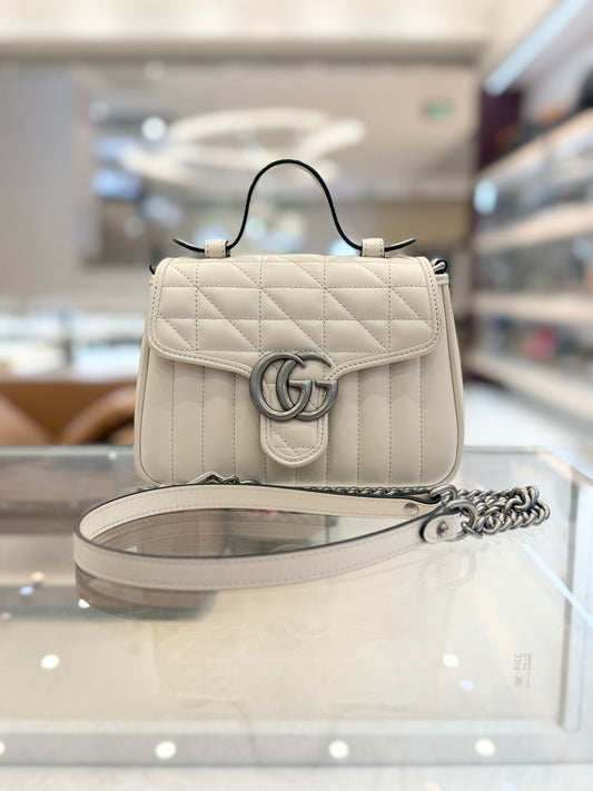Gucci - GG Marmont - Leather - White - (mini)