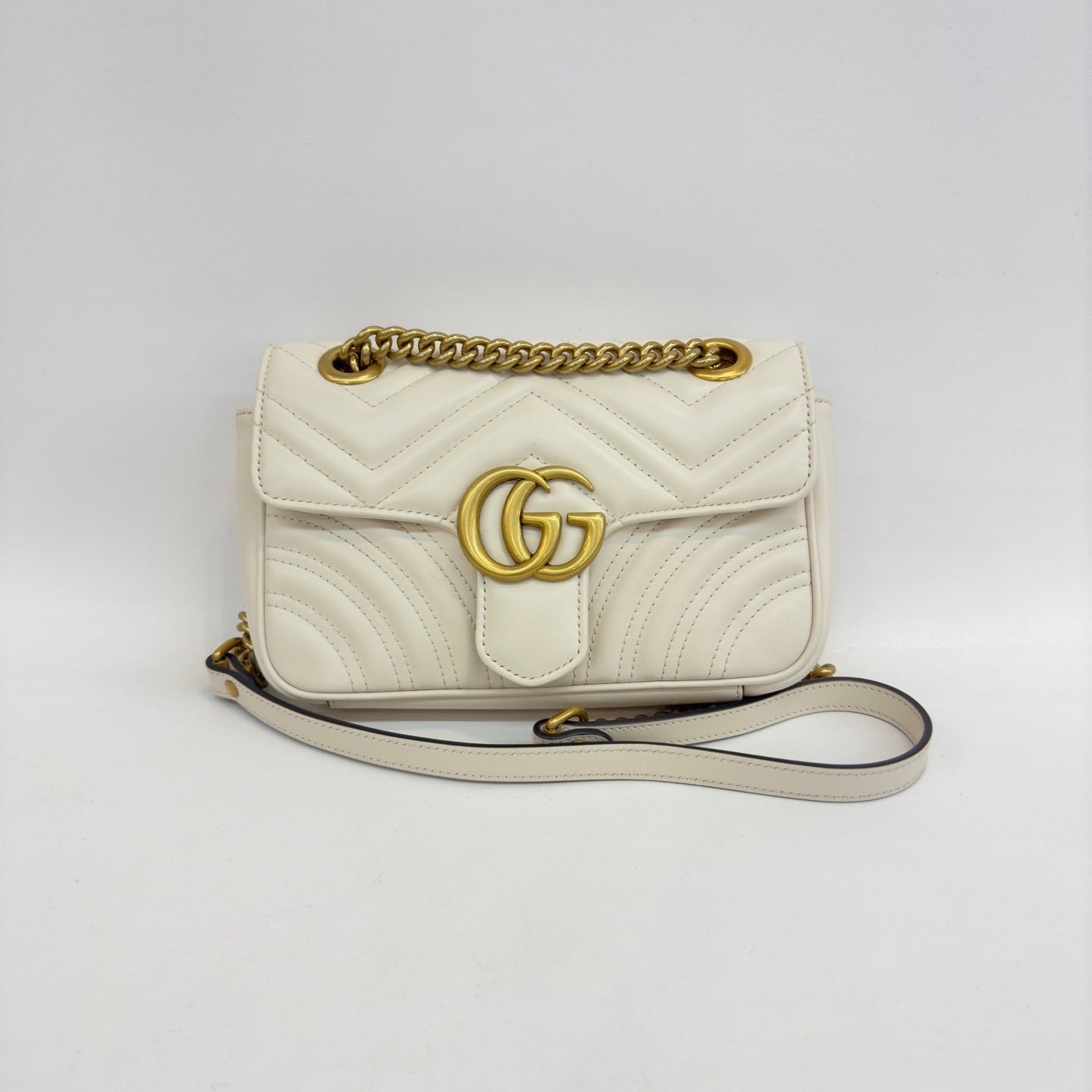 Gucci - GG Marmont - Leather - White - (mini)