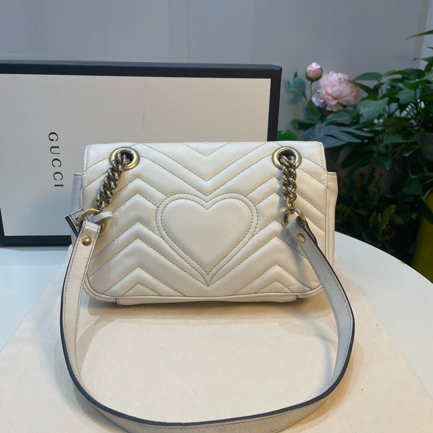 Gucci - GG Marmont - Leather - White - (mini)
