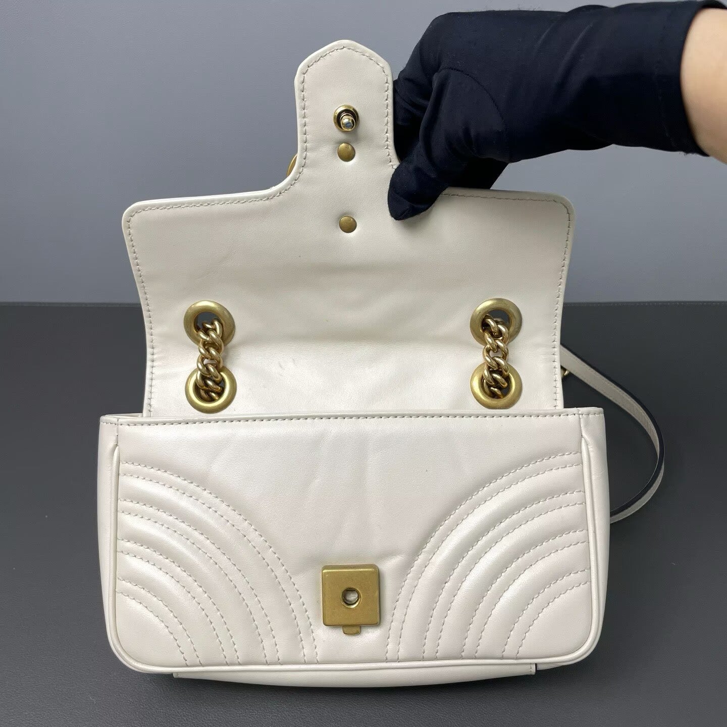 Gucci - GG Marmont - Leather - White - (mini)