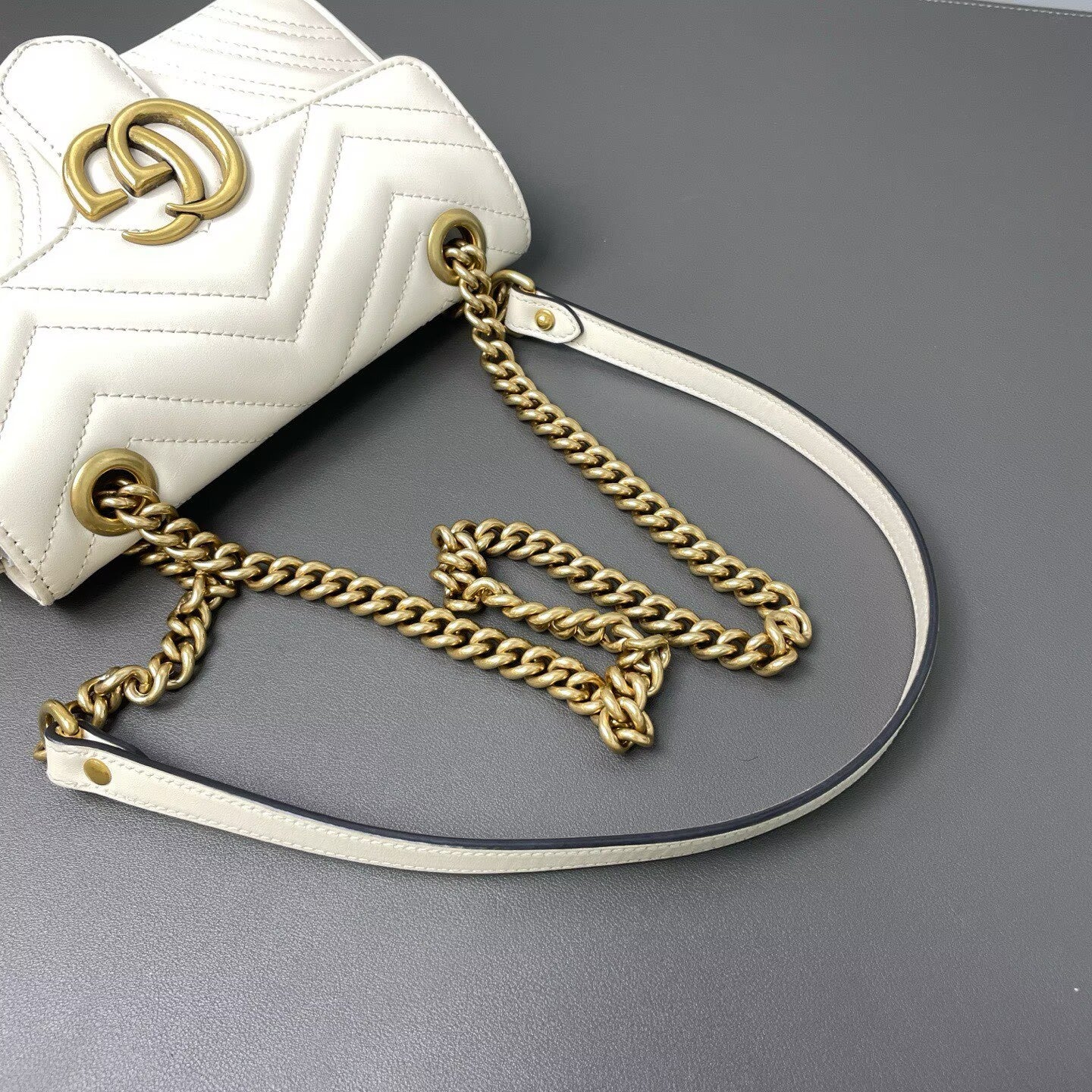 Gucci - GG Marmont - Leather - White - (mini)
