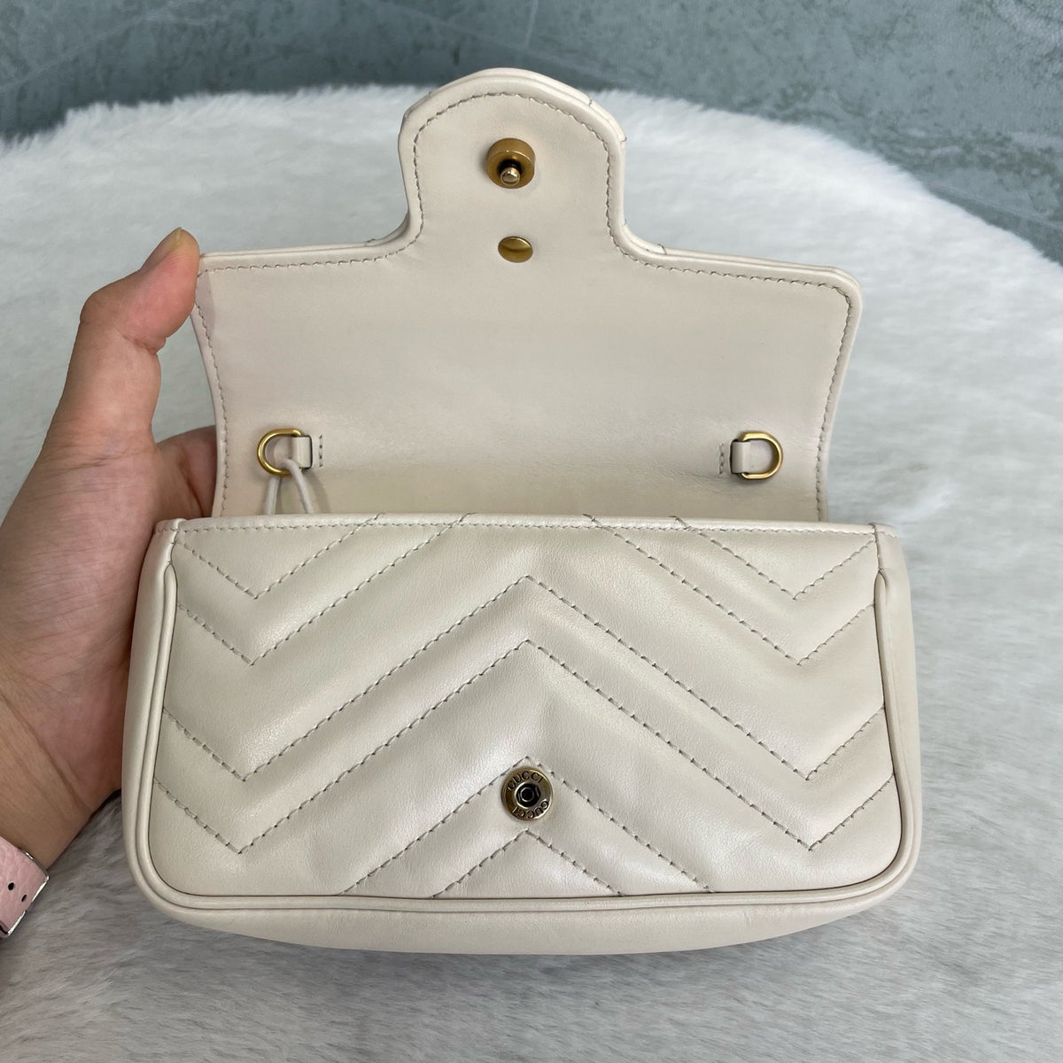 Gucci - GG Marmont - Leather - White - (mini)