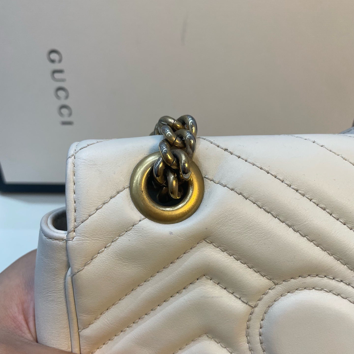 Gucci - GG Marmont - Leather - White - (mini)