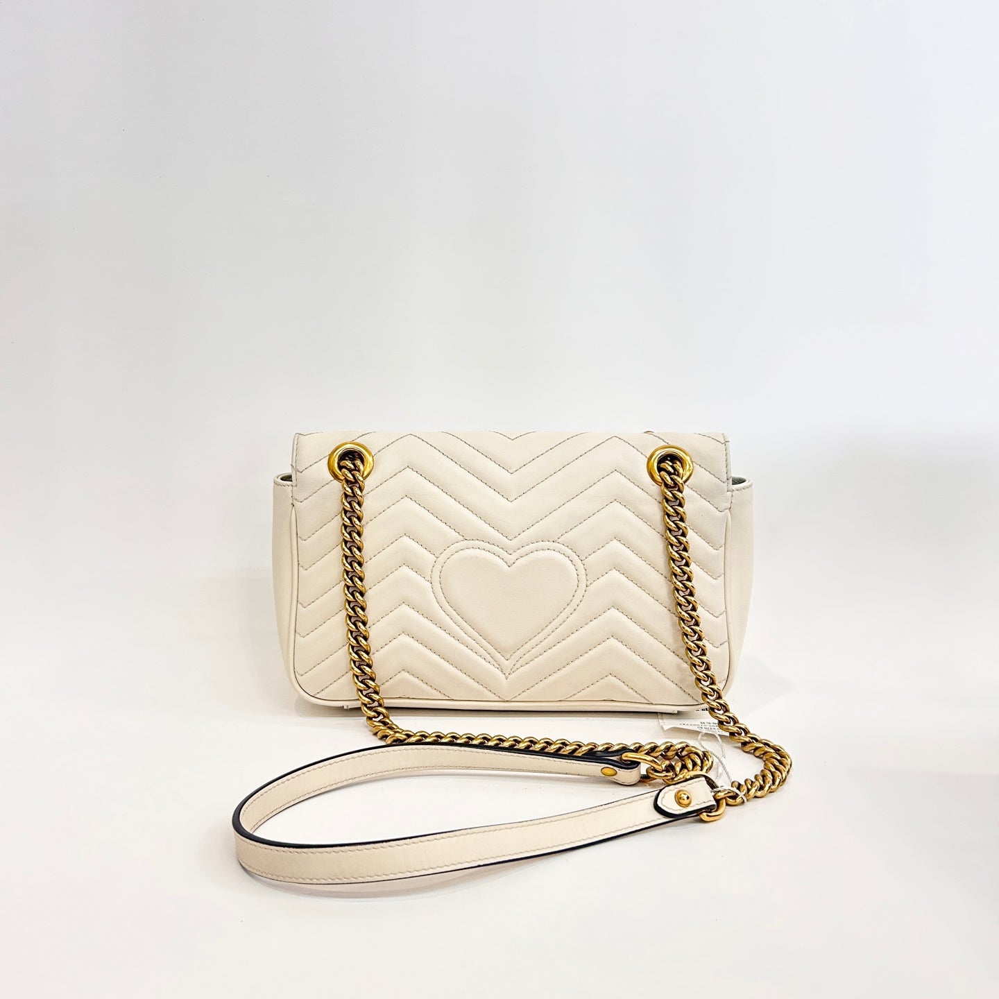 Gucci - GG Marmont - Leather - White - (Small)