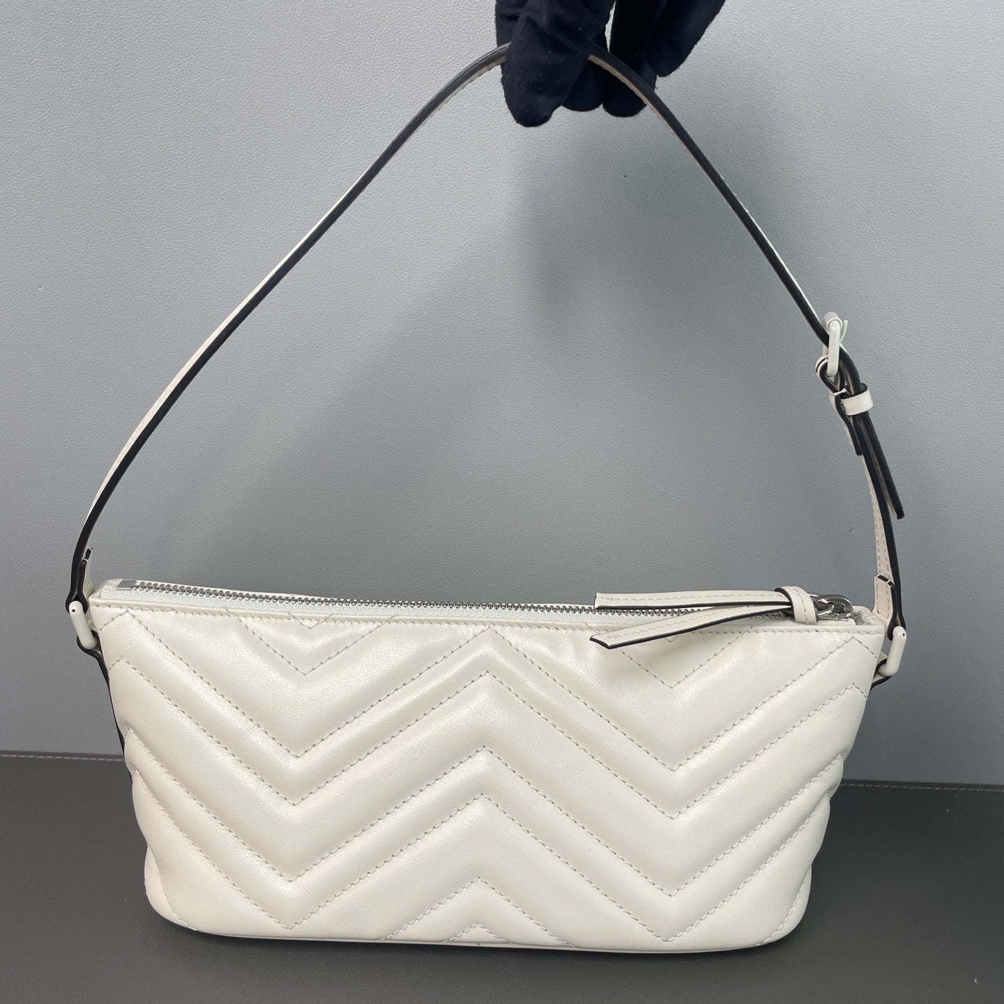 Gucci - GG Marmont - Leather - White - (small)