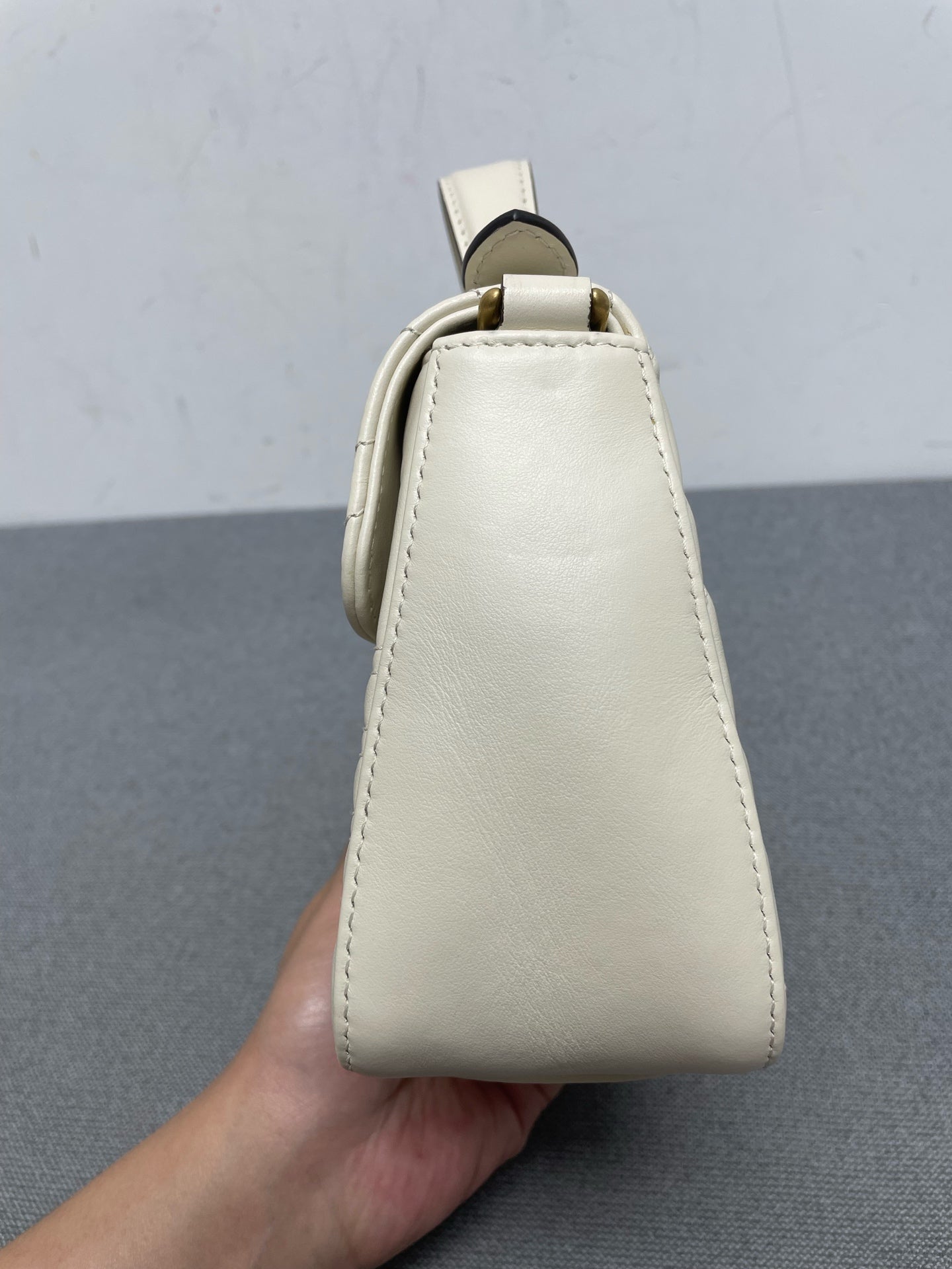Gucci - GG Marmont - Leather - White - (small)
