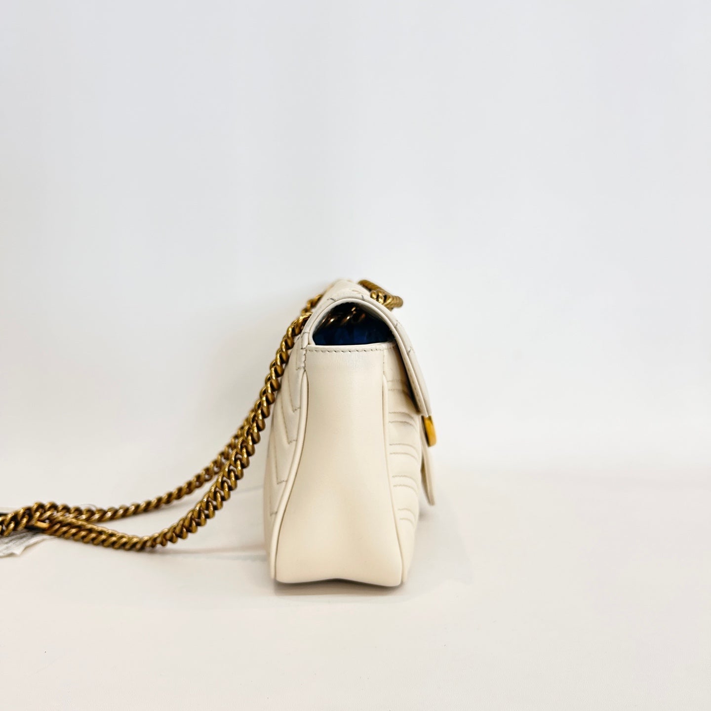 Gucci - GG Marmont - Leather - White - (Small)