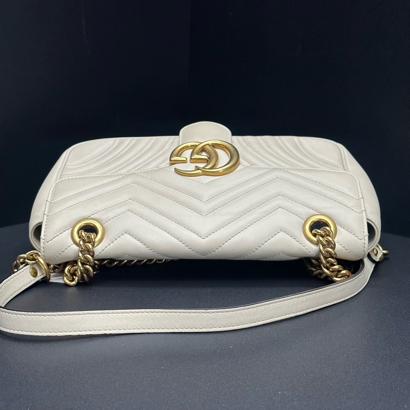Gucci - GG Marmont - Leather - White - (small)