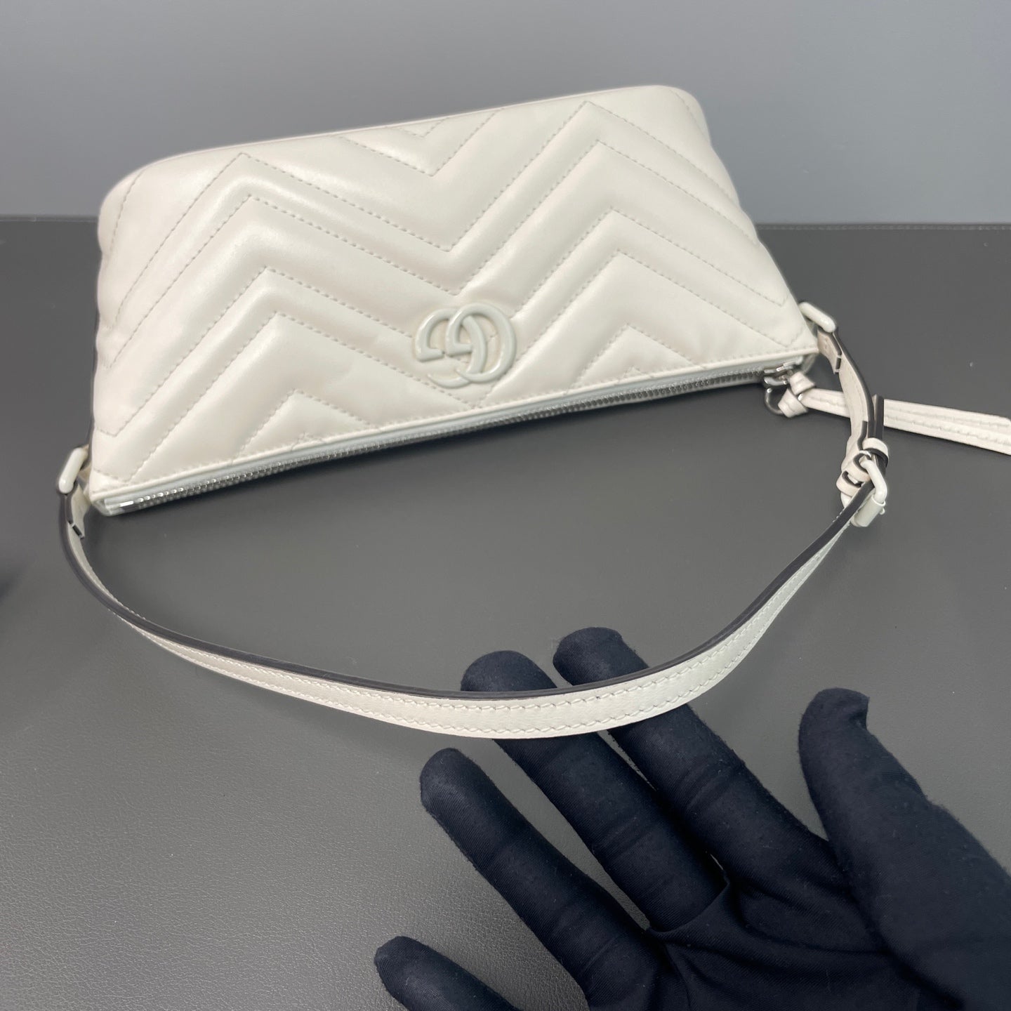 Gucci - GG Marmont - Leather - White - (small)