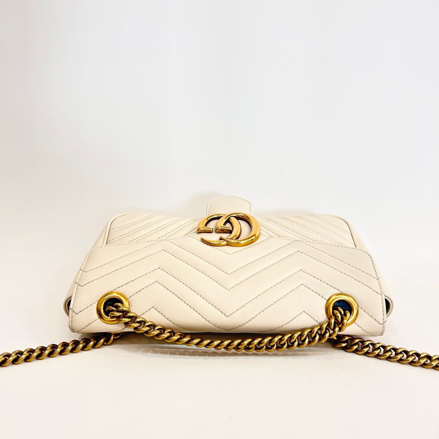 Gucci - GG Marmont - Leather - White - (Small)