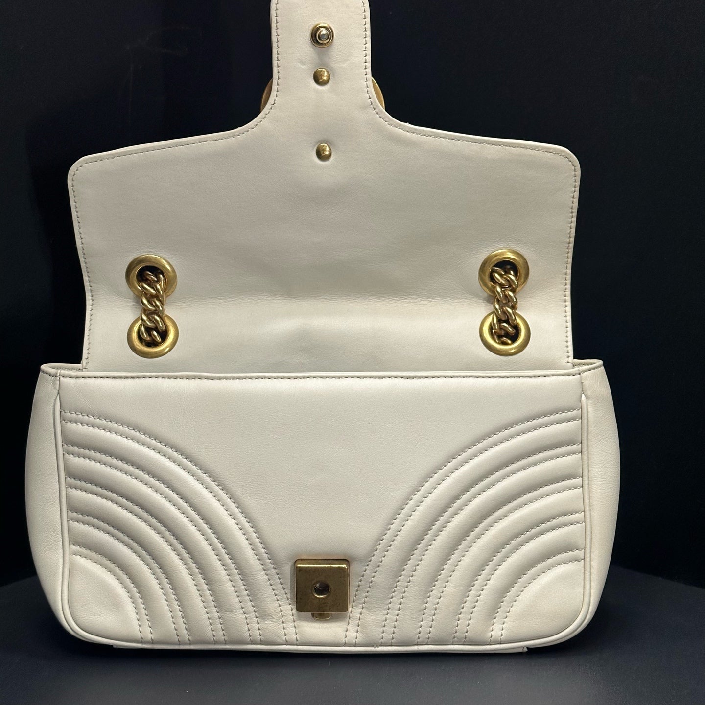 Gucci - GG Marmont - Leather - White - (small)