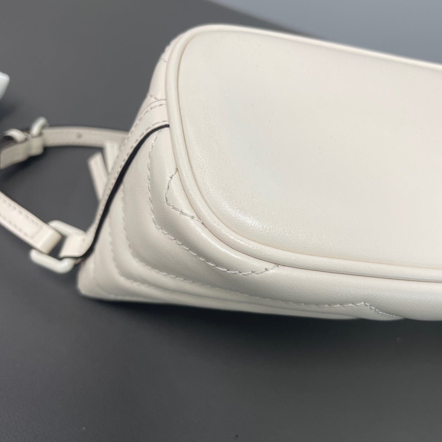 Gucci - GG Marmont - Leather - White - (small)