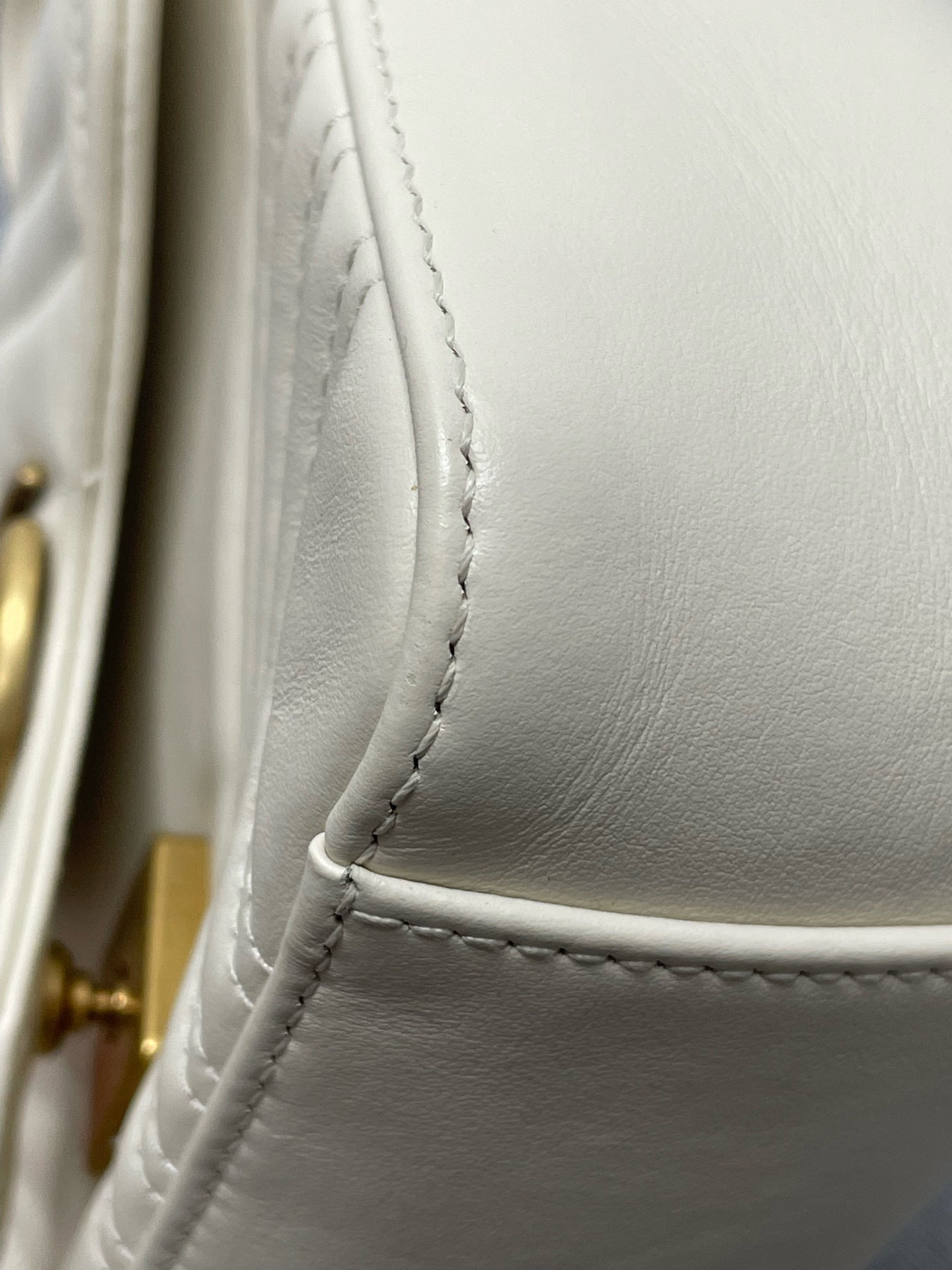 Gucci - GG Marmont - Leather - White - (small)