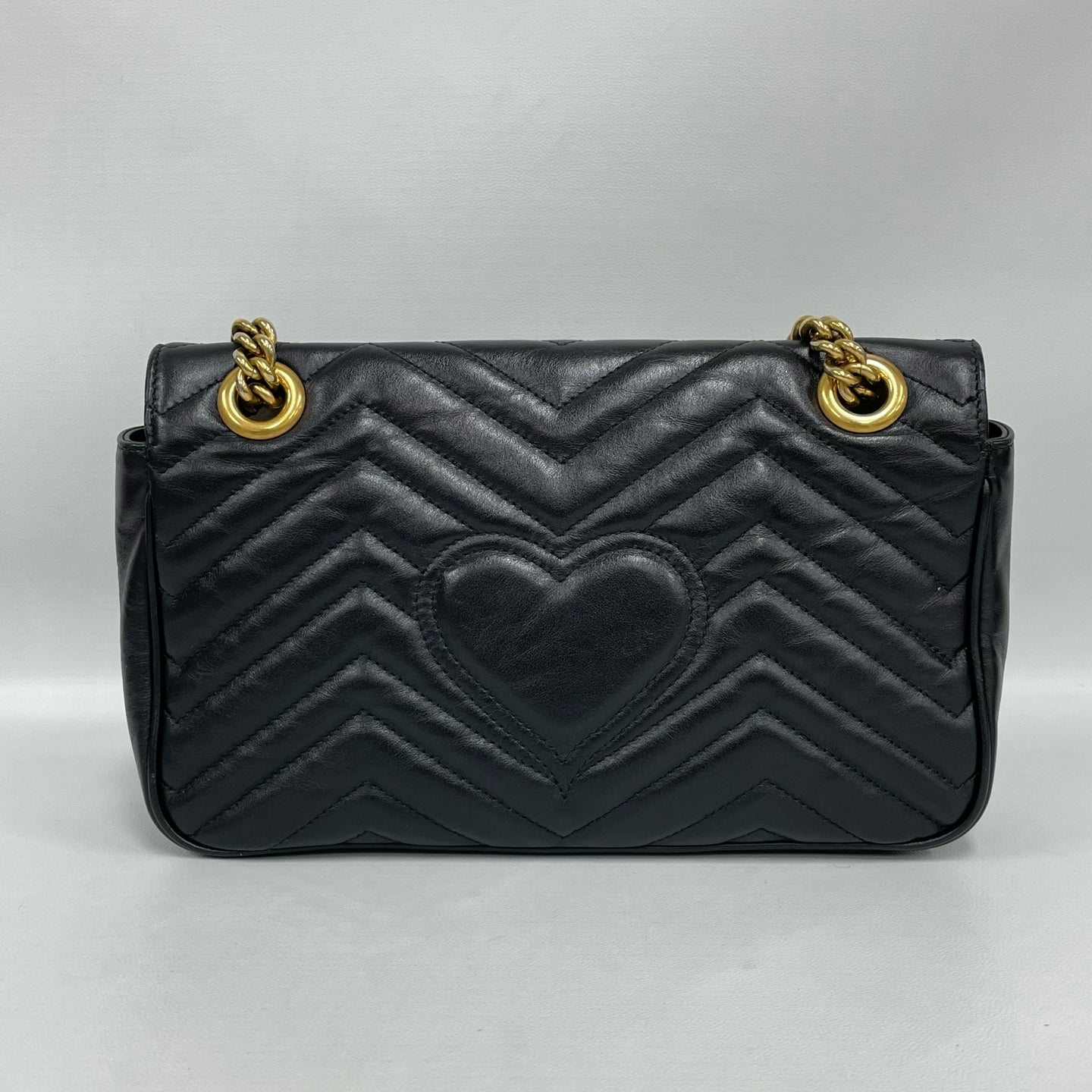 Gucci - GG Marmont Matelassé - Leather - Black - (medium)