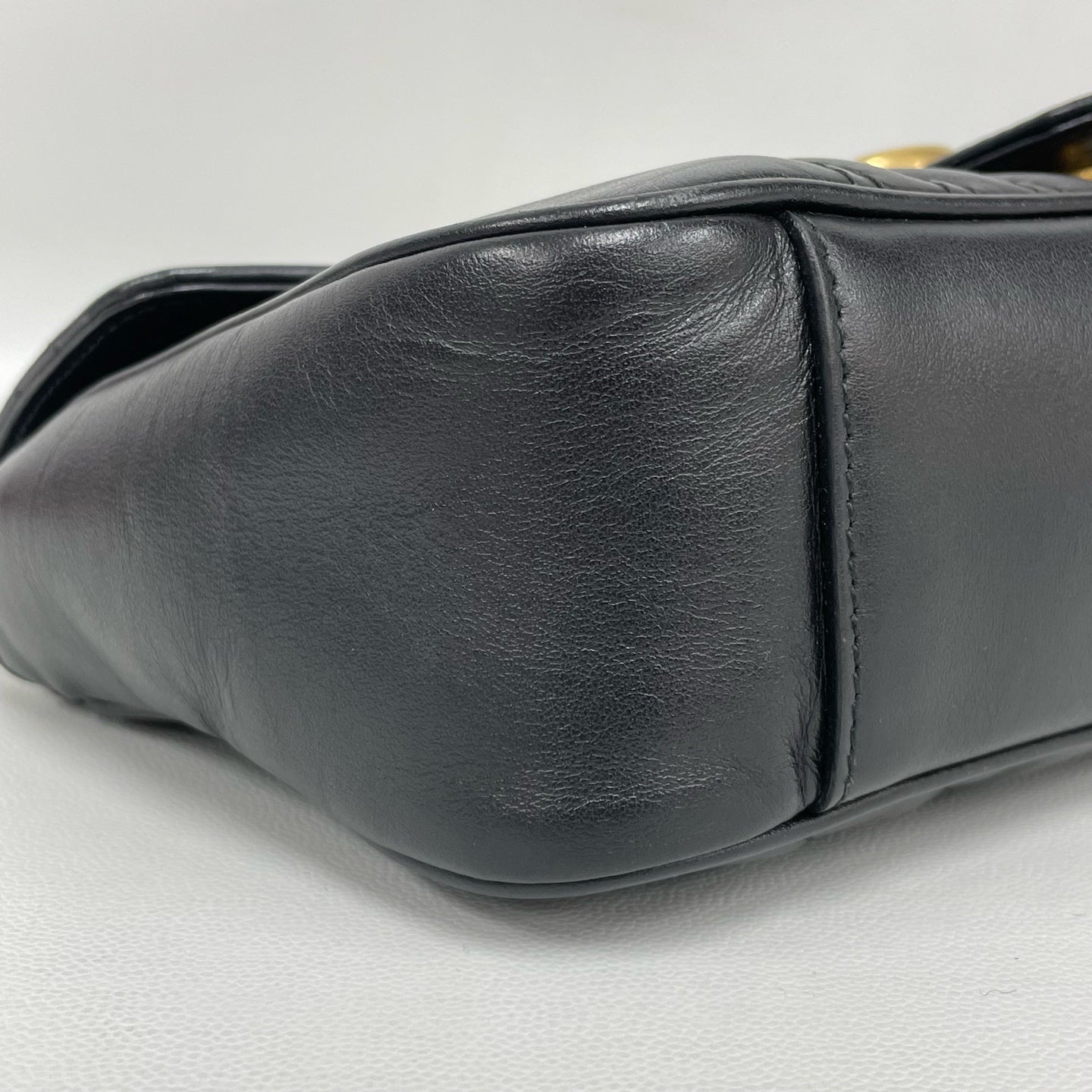 Gucci - GG Marmont Matelassé - Leather - Black - (medium)