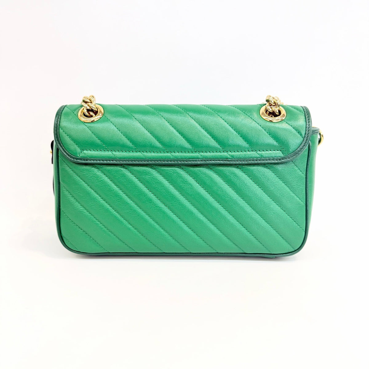 Gucci - GG Marmont Matelasse - Leather - Green