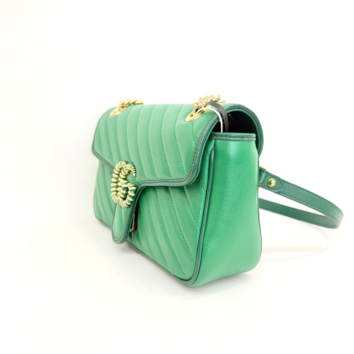 Gucci - GG Marmont Matelasse - Leather - Green