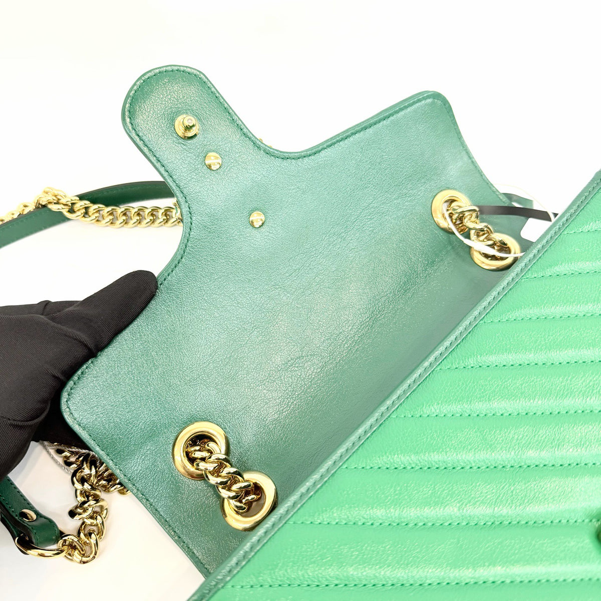 Gucci - GG Marmont Matelasse - Leather - Green