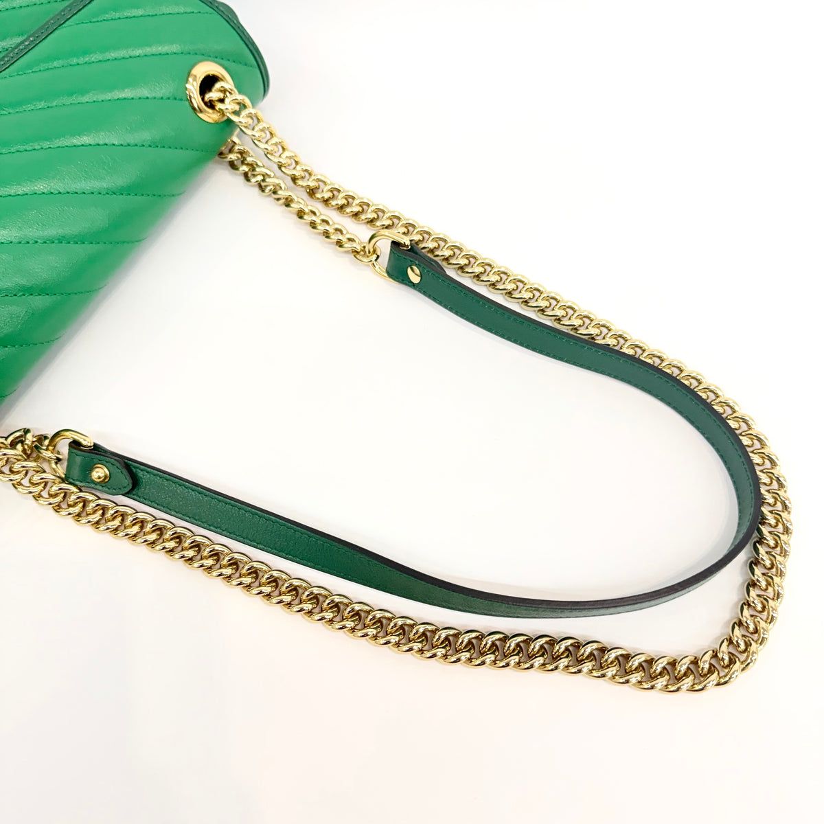 Gucci - GG Marmont Matelasse - Leather - Green