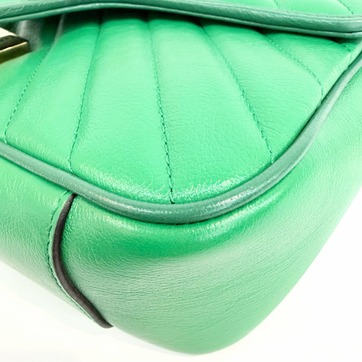 Gucci - GG Marmont Matelasse - Leather - Green