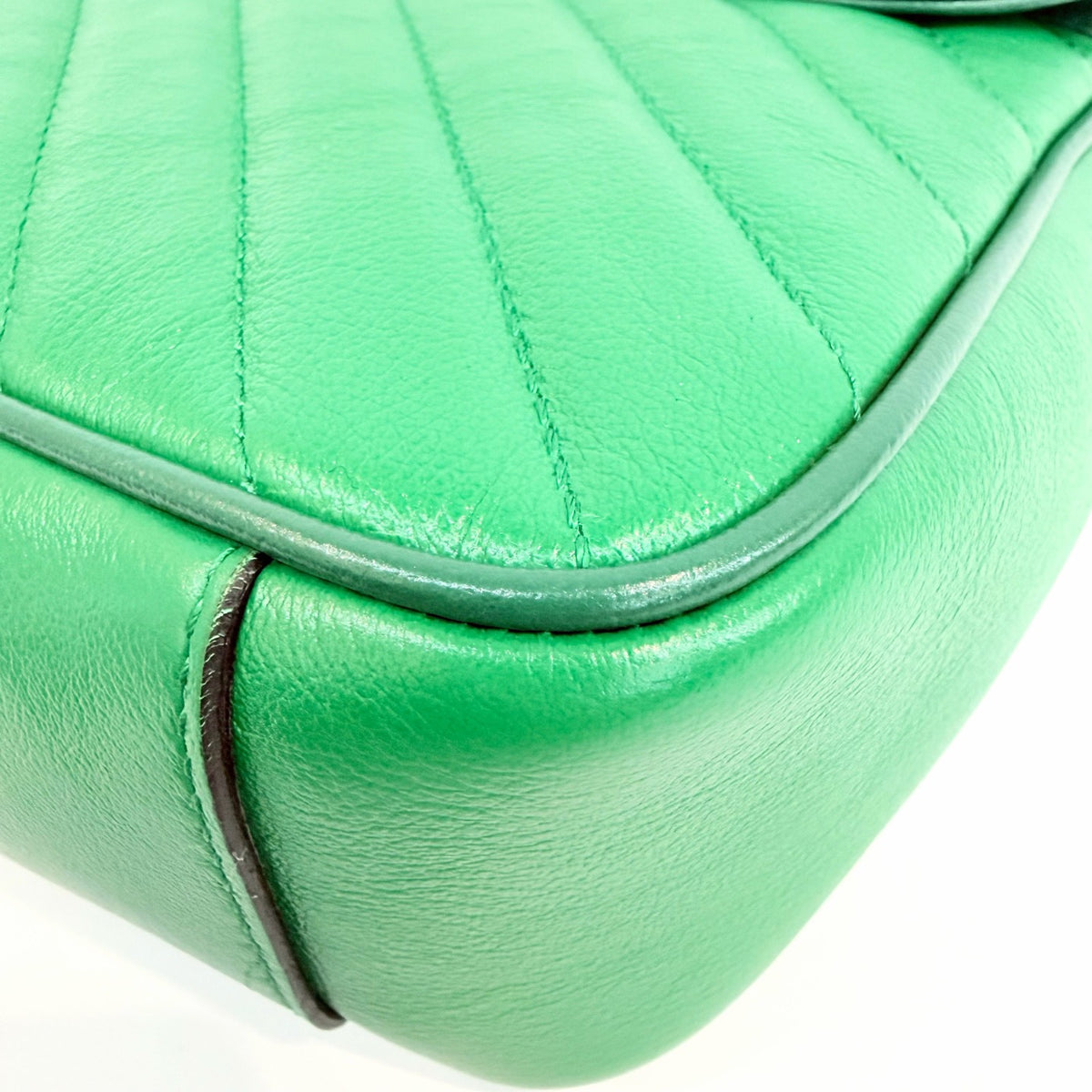 Gucci - GG Marmont Matelasse - Leather - Green