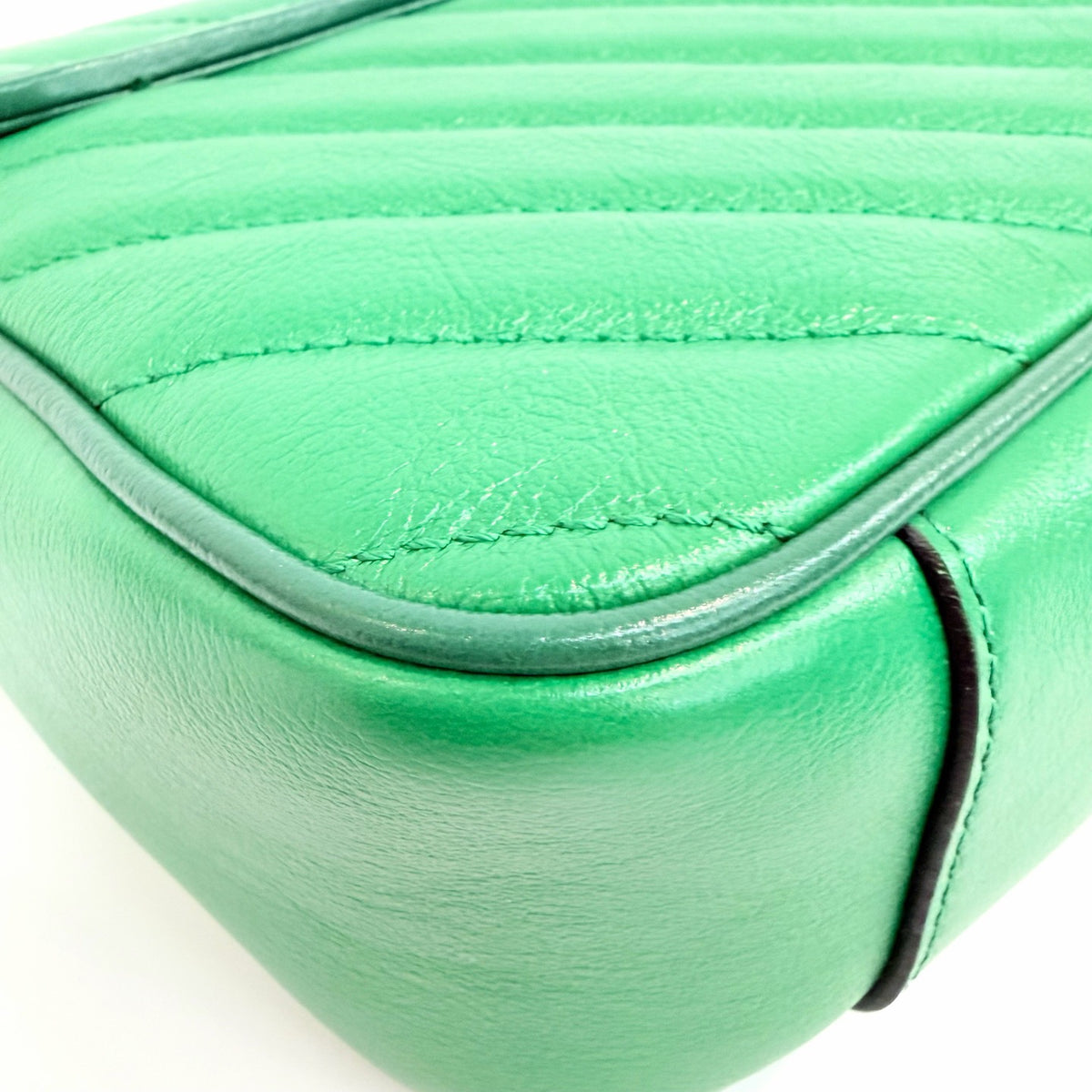 Gucci - GG Marmont Matelasse - Leather - Green