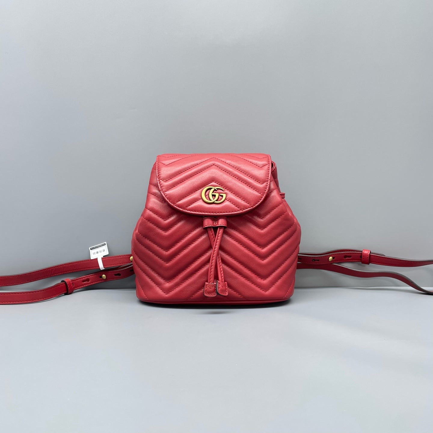 Gucci - GG Marmont - Matelassé leather - Red with Gold-Tone Hardware - (mini)