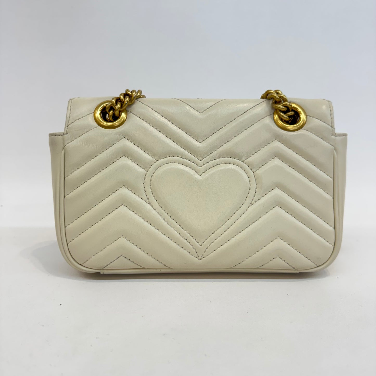 Gucci - GG Marmont Matelassé - Leather - White - (mini)