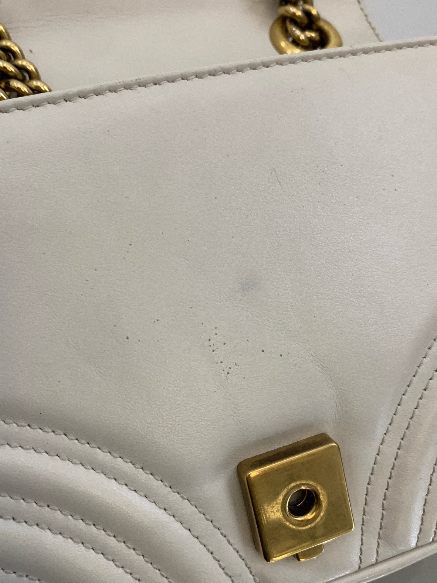 Gucci - GG Marmont - Matelassé leather - White - (mini)
