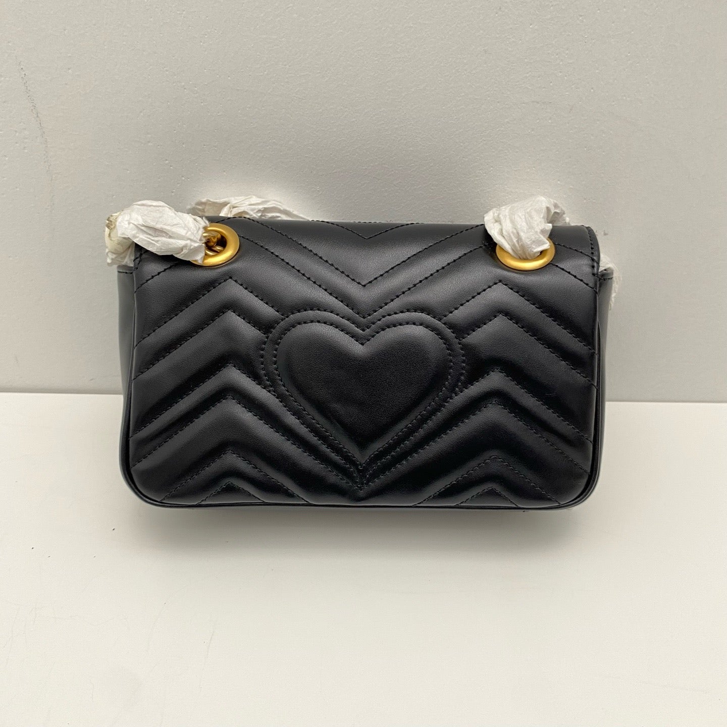 Gucci - GG Marmont Matelassé Mini Bag - Leather - Black - (small)