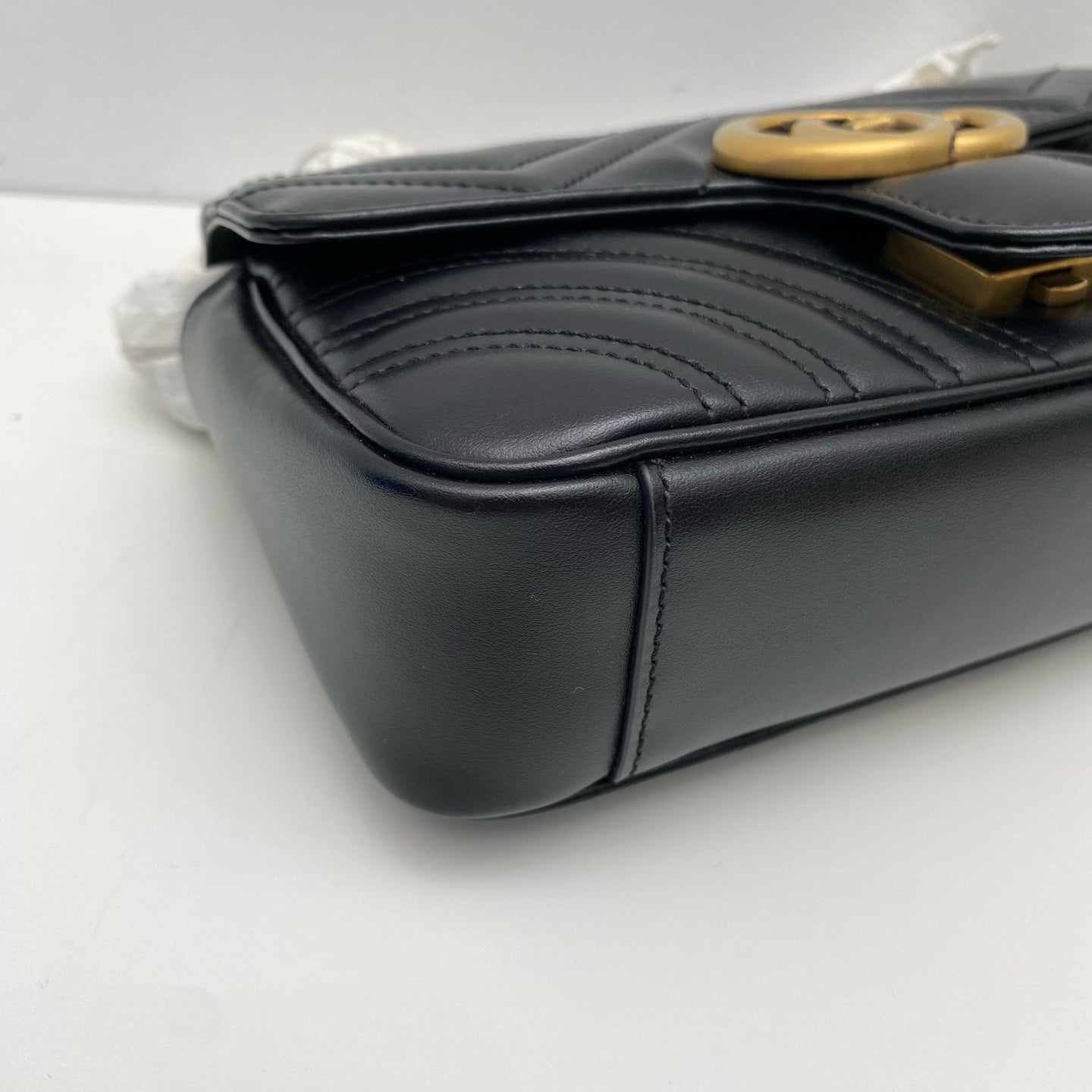 Gucci - GG Marmont Matelassé Mini Bag - Leather - Black - (small)