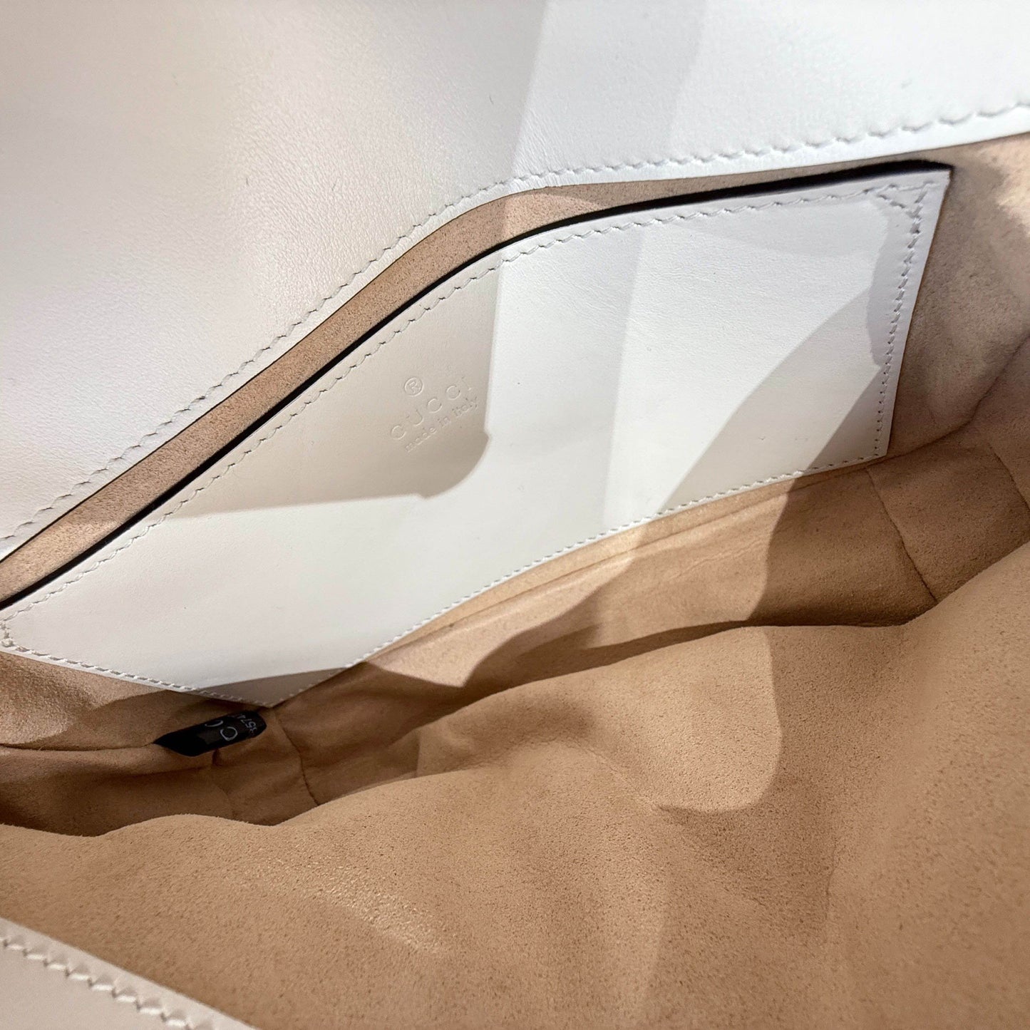 Gucci - GG Marmont Matelassé Mini Bag - Leather - White - (mini)