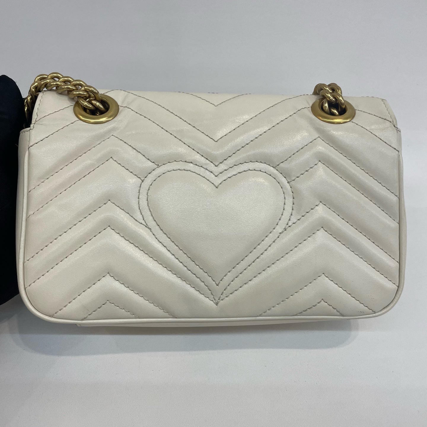 Gucci - GG Marmont Matelassé Mini Bag - Leather - White - (mini)