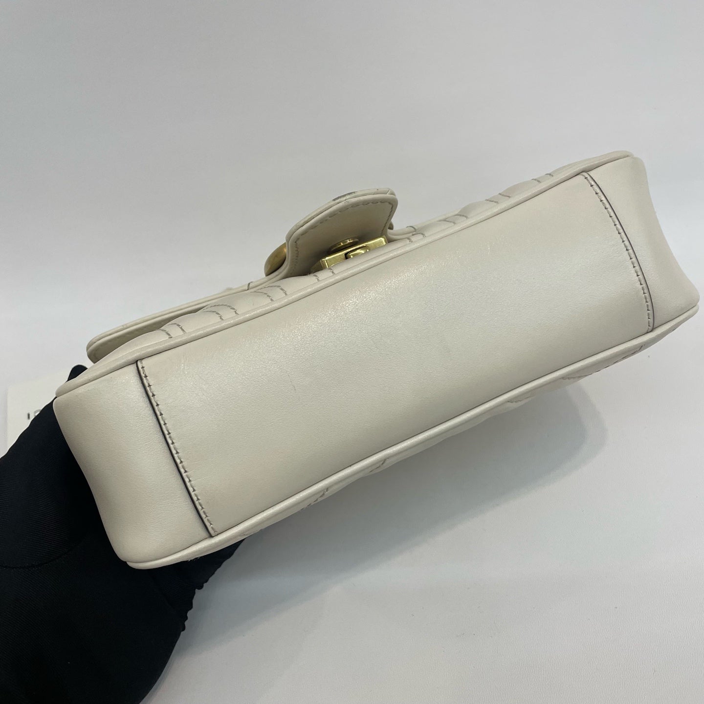 Gucci - GG Marmont Matelassé Mini Bag - Leather - White - (mini)