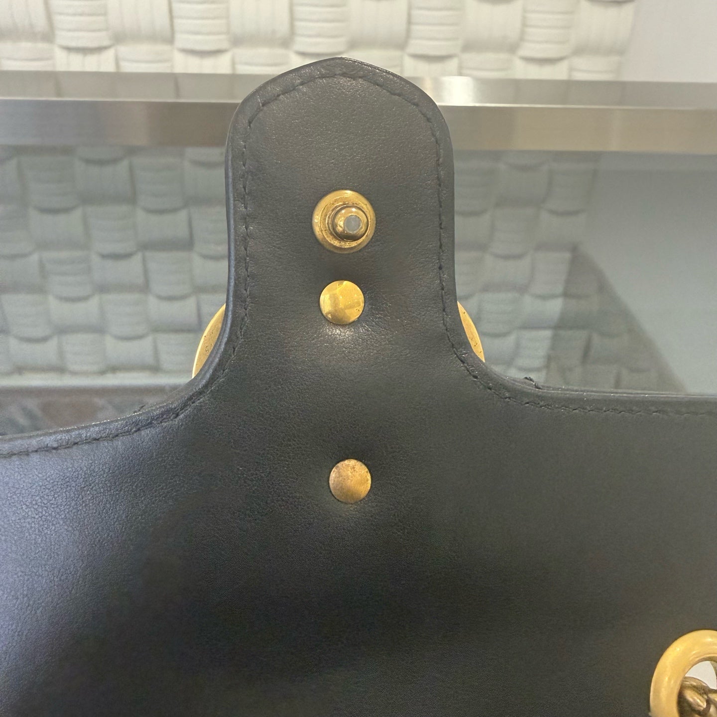 Gucci - GG Marmont Matelassé Small Shoulder Bag - Matelassé leather - Black - (Small)