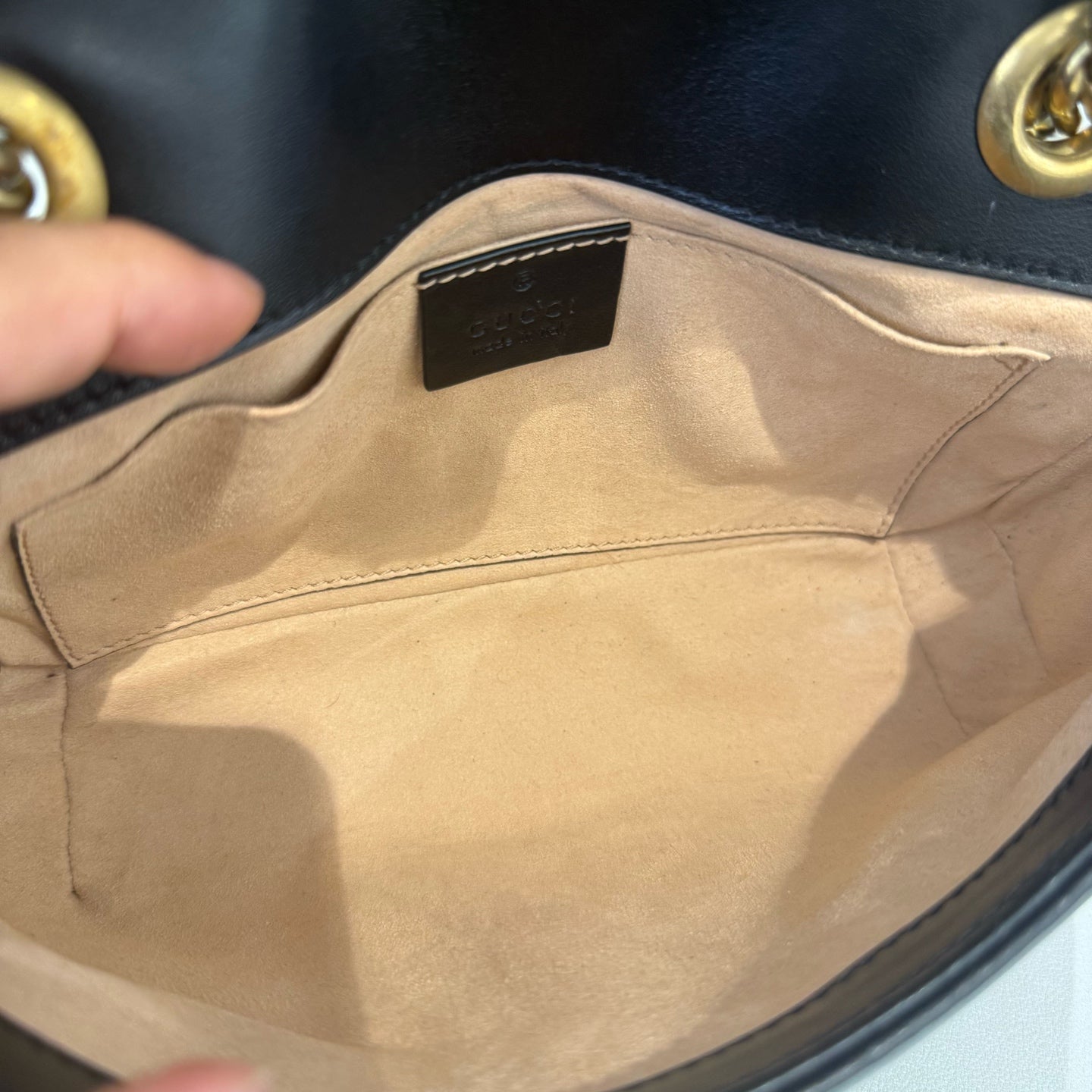 Gucci - GG Marmont Matelassé Small Shoulder Bag - Matelassé leather - Black - (Small)