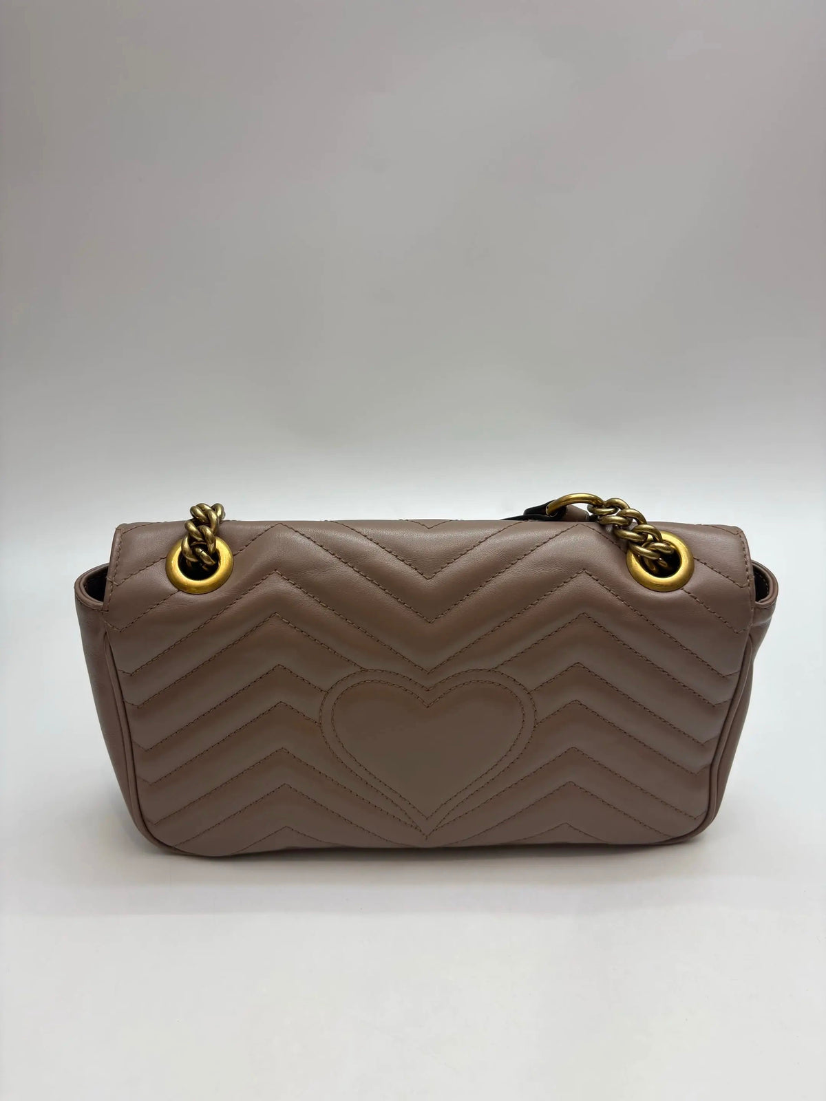 Gucci - GG Marmont Medium - Leather - Beige - (medium)