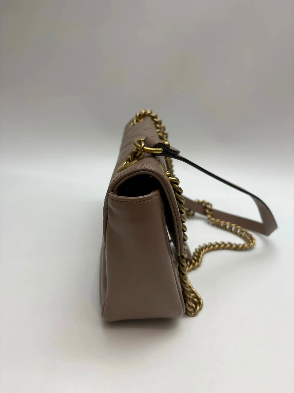 Gucci - GG Marmont Medium - Leather - Beige - (medium)