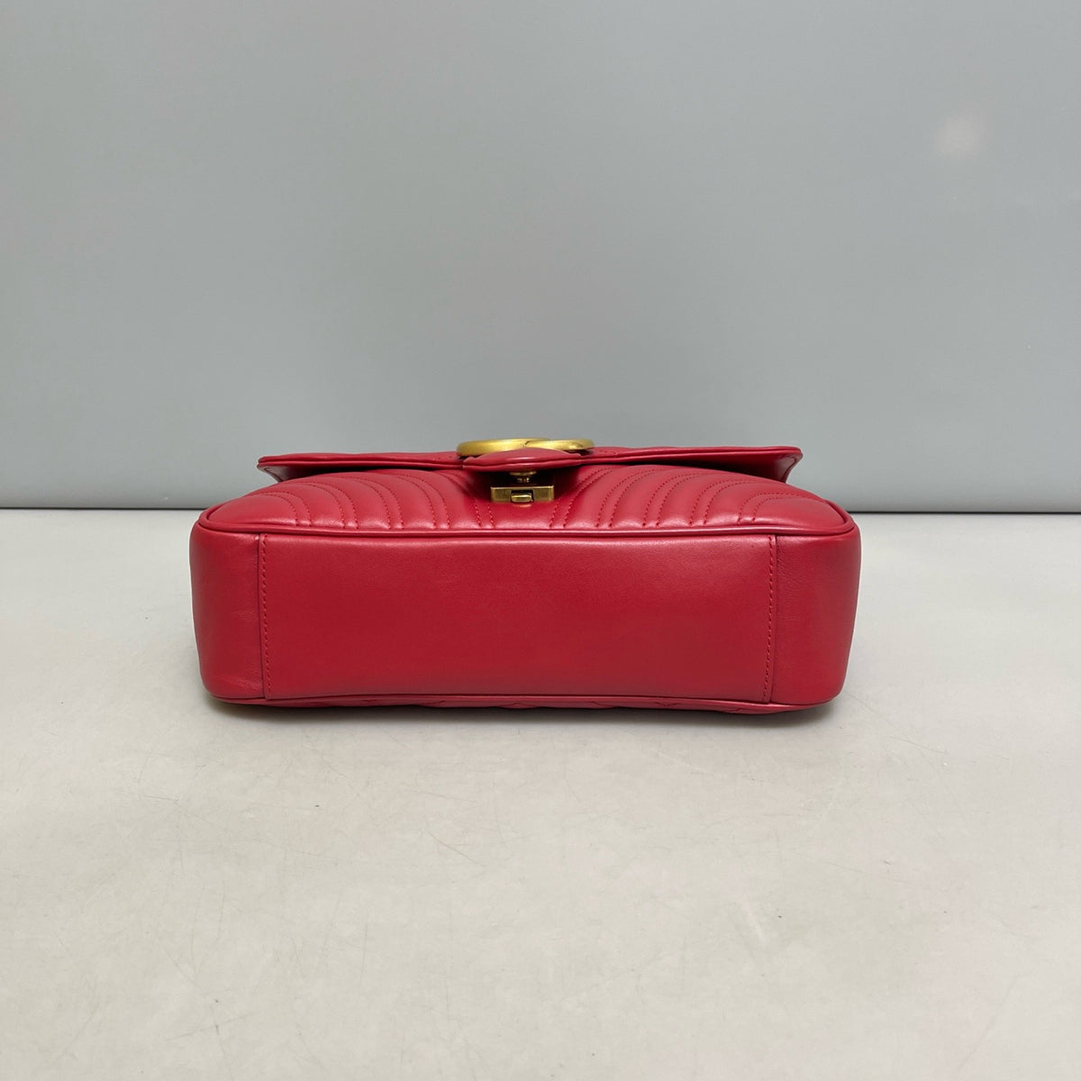 Gucci - GG Marmont Medium - Leather - Red - (medium)