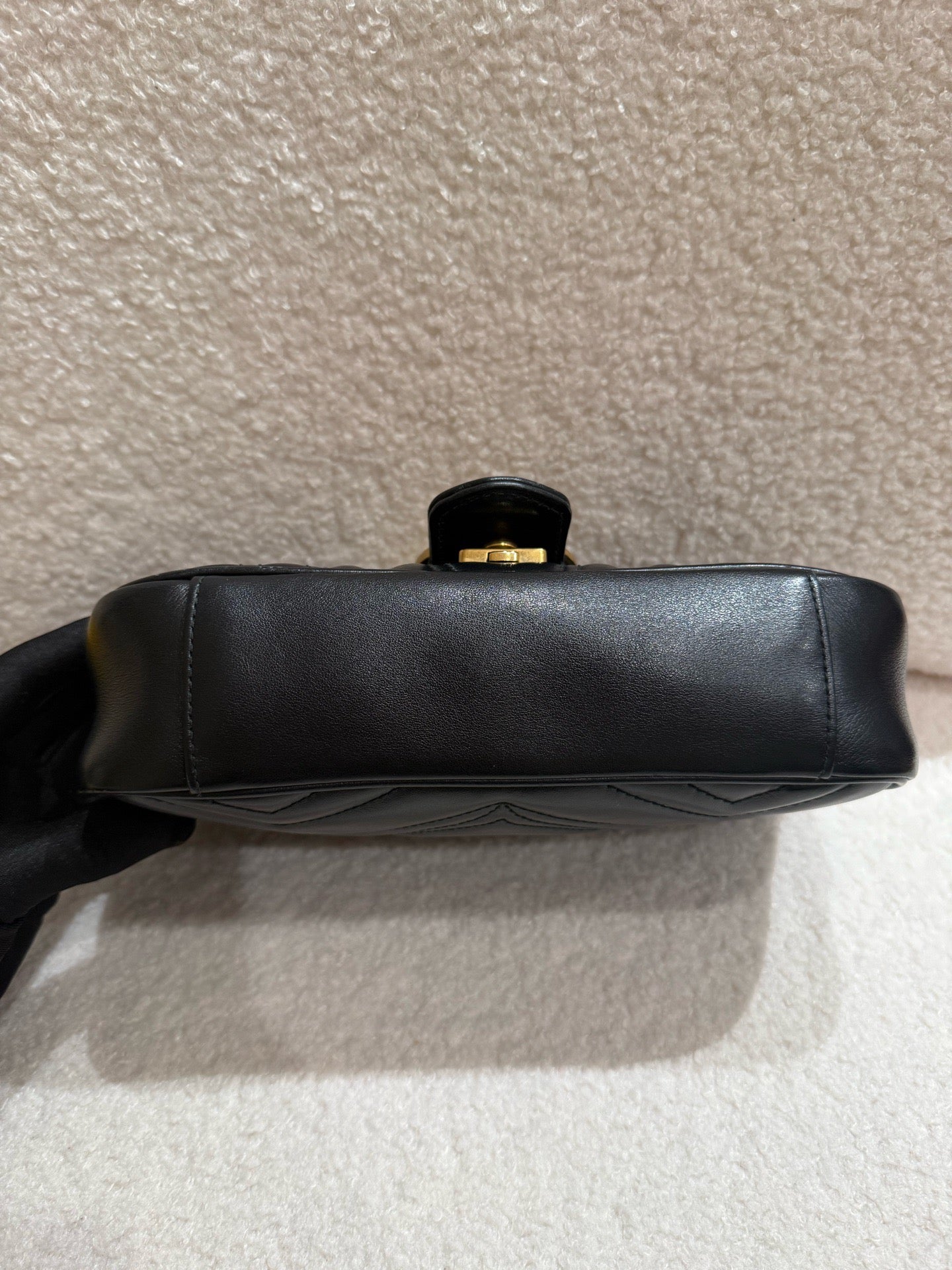 Gucci - GG Marmont Mini Bag - Matelassé leather - Black - (Mini)
