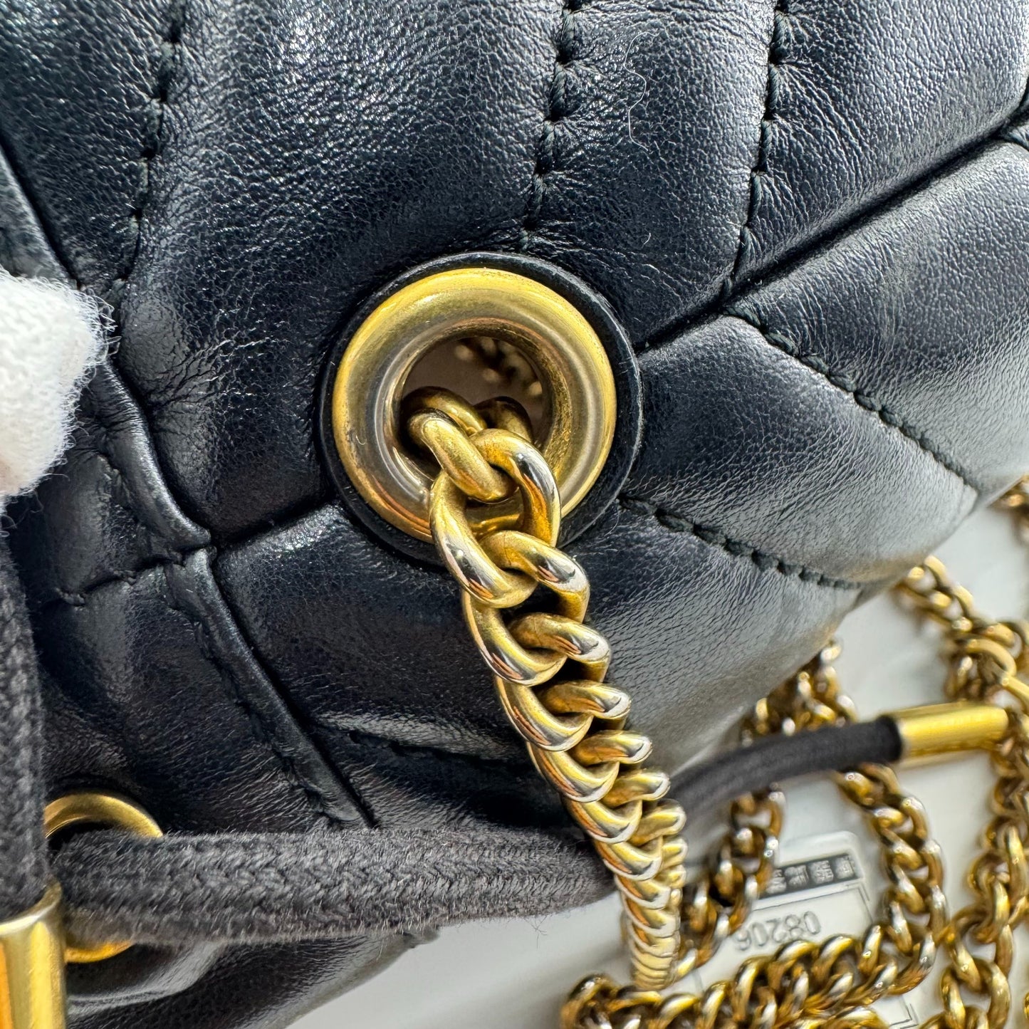 Gucci - GG Marmont Mini Bucket Bag - Leather - Black - (mini)