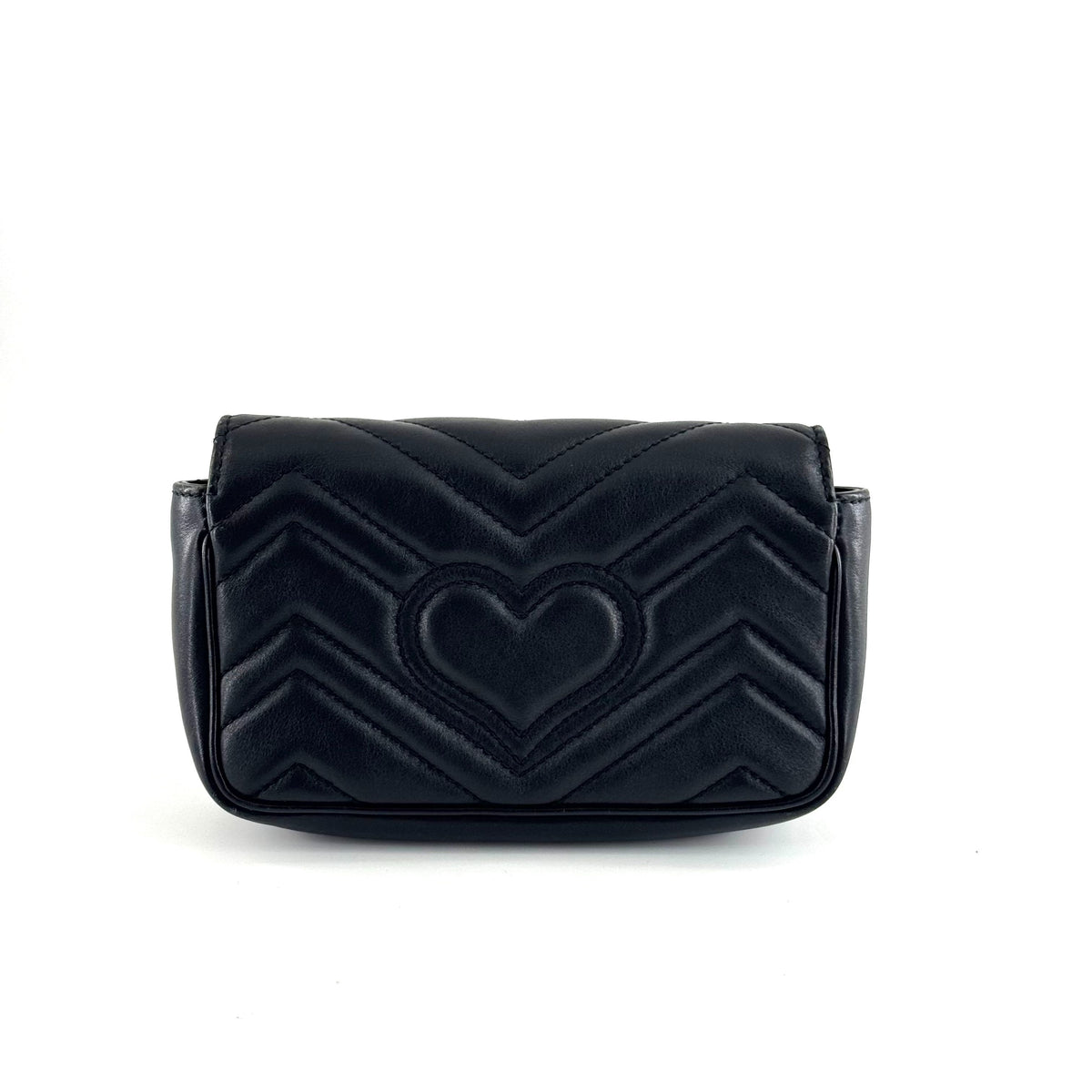 Gucci - GG Marmont Mini Chain Bag - Leather - Black - (mini)