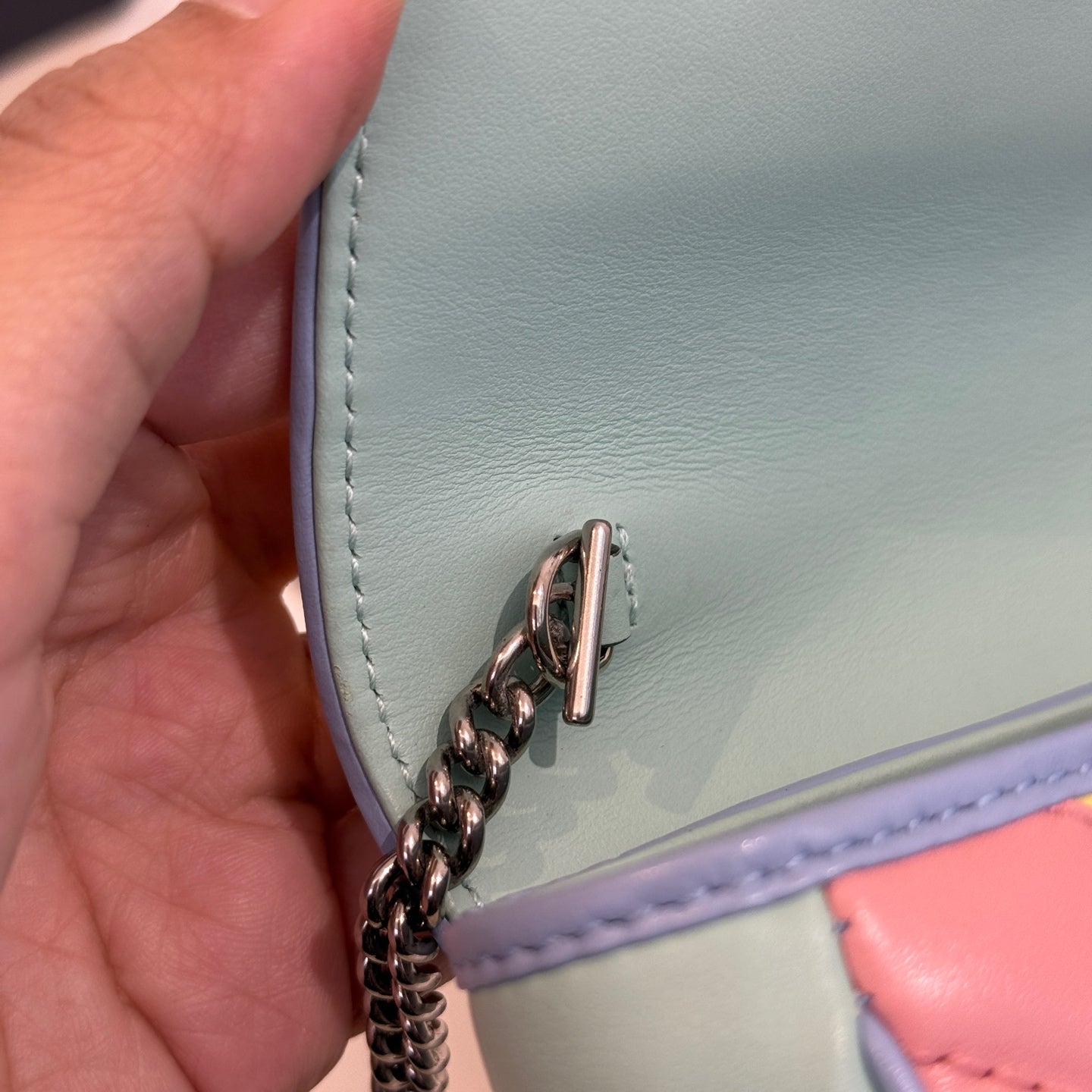 Gucci - GG Marmont Mini Chain Bag - Leather - Multicolour - (mini)