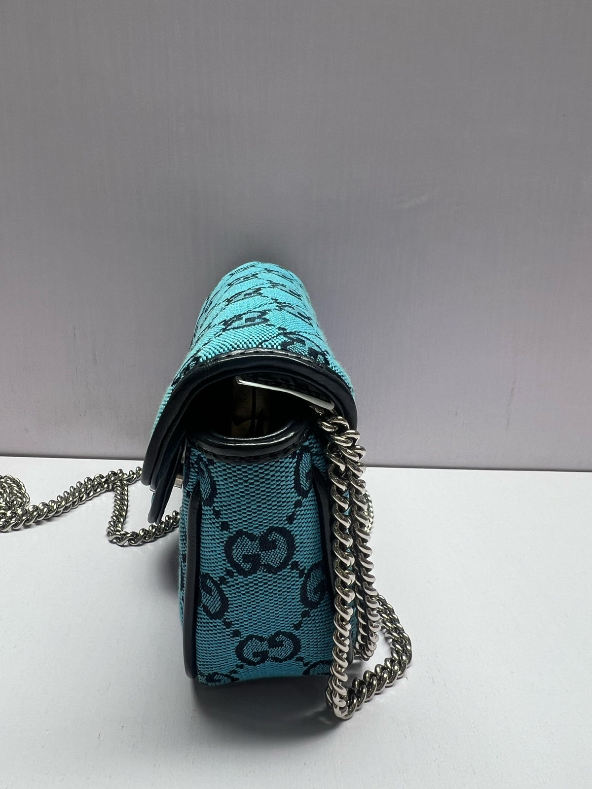 Gucci - GG Marmont Mini - Cloth - Blue - (mini)