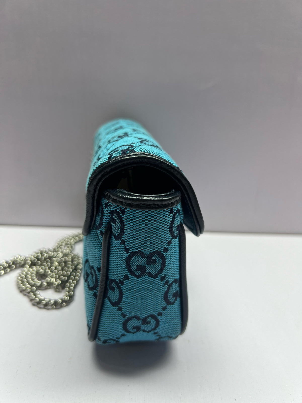 Gucci - GG Marmont Mini - Cloth - Blue - (mini)