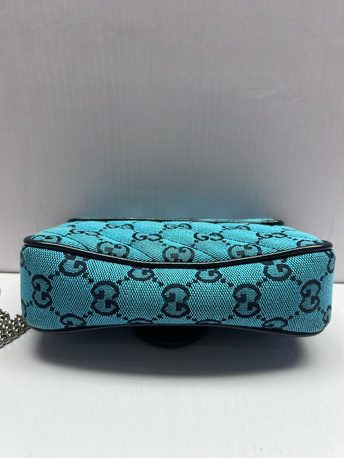 Gucci - GG Marmont Mini - Cloth - Blue - (mini)